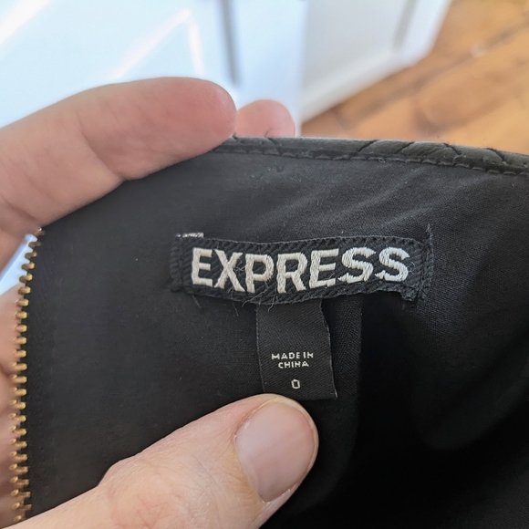 *3 for $45* Faux Leather Mini Skirt - Picture 3 of 3